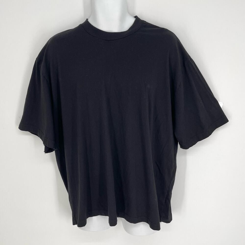 Cotton Citizen NEW Bowie T-Shirt Tee UNISEX Sz M Jet Black Boxy Fit Stretch